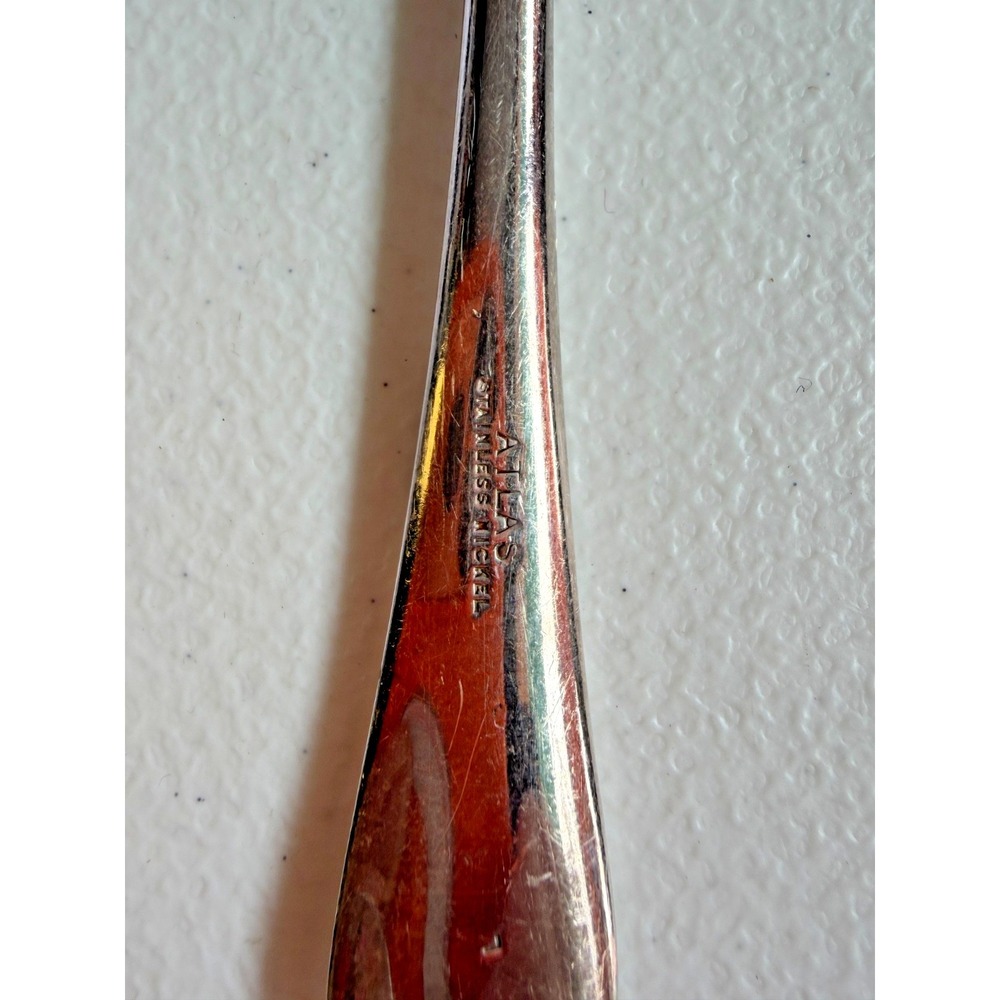 Atlas Serving Soup Spoon Premium Stainless Nickle Heavy-Weight Round 2.7oz 76g - Picture 3 of 5